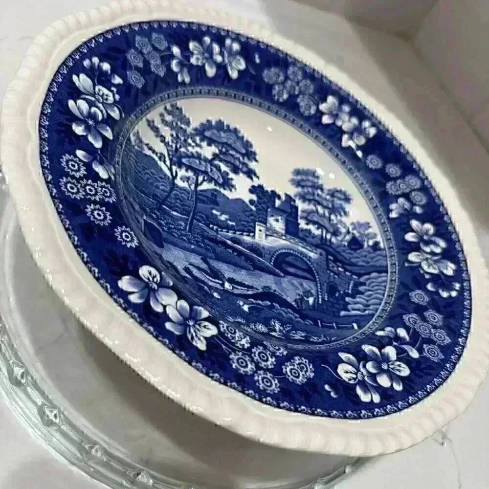 Copeland Spode Blue Tower Old Mark Fruit / Dessert Bowl(s) - Picture 2 of 10